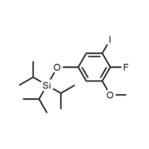 (4-Fluoro-3-iodo-5-methoxyphenoxy)triisopropylsilane|CS-0832796