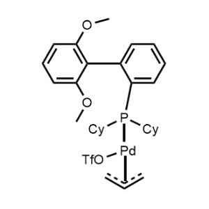 Trifluoromethanesulfonato(2-dicyclohexylphosphino-2',6'-di-methoxy-1,1'-biphenyl)(η3-​2-​propen-​1-​yl)palladium(II)|CS-0832825