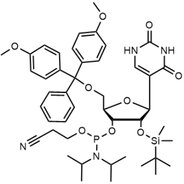 5'-O-DMTr-2'-O-TBDMS-pseudouridine-3'-CE phosphoramidite|CS-0833035