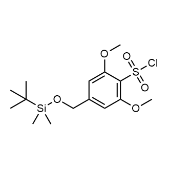 4-(((tert-Butyldimethylsilyl)oxy)methyl)-2,6-dimethoxybenzenesulfonyl chloride|CS-0833433