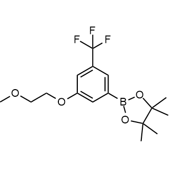 2-(3-(2-Methoxyethoxy)-5-(trifluoromethyl)phenyl)-4,4,5,5-tetramethyl-1,3,2-dioxaborolane|CS-0833514
