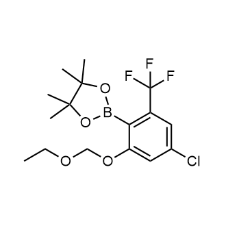 2-(4-Chloro-2-(ethoxymethoxy)-6-(trifluoromethyl)phenyl)-4,4,5,5-tetramethyl-1,3,2-dioxaborolane|CS-0833521