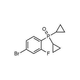 (4-Bromo-2-fluorophenyl)dicyclopropylphosphine oxide|CS-0833524