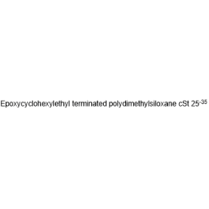 Epoxycyclohexylethyl terminated polydimethylsiloxane cSt 25-35|CS-0833605