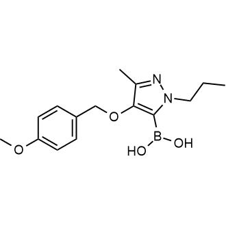 (4-((4-Methoxybenzyl)oxy)-3-methyl-1-propyl-1H-pyrazol-5-yl)boronic acid|CS-0834272