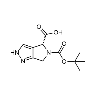 (R)-5-(tert-Butoxycarbonyl)-2,4,5,6-tetrahydropyrrolo[3,4-c]pyrazole-4-carboxylic acid|CS-0834525