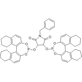 1-Benzyl-3,4-bis((8,9,10,11,12,13,14,15-octahydrodinaphtho[2,1-d:1',2'-f][1,3,2]dioxaphosphepin-4-yl)oxy)pyrrolidine-2,5-dione|CS-0834636