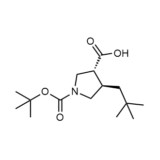 rel-(3R,4R)-1-(tert-Butoxycarbonyl)-4-neopentylpyrrolidine-3-carboxylic acid|CS-0834694