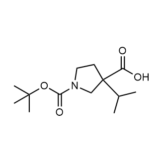 1-(tert-Butoxycarbonyl)-3-isopropylpyrrolidine-3-carboxylic acid|CS-0834762