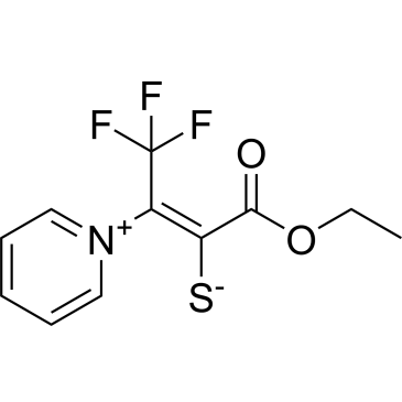 (Z)-1-Ethoxy-4,4,4-trifluoro-1-oxo-3-(pyridin-1-ium-1-yl)but-2-ene-2-thiolate|CS-0834892