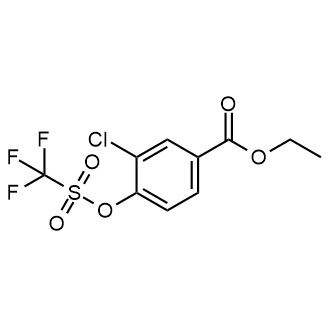 Ethyl 3-chloro-4-(((trifluoromethyl)sulfonyl)oxy)benzoate|CS-0835266