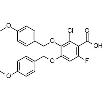 2-Chloro-6-fluoro-3,4-bis((4-methoxybenzyl)oxy)benzoic acid|CS-0835363