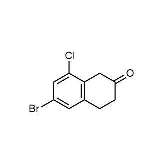 6-Bromo-8-chloro-3,4-dihydro-2(1H)-naphthalenone|CS-0835500