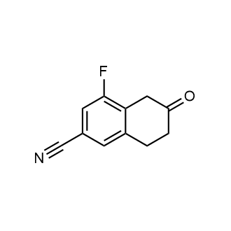 4-Fluoro-5,6,7,8-tetrahydro-6-oxo-2-naphthalenecarbonitrile|CS-0835541