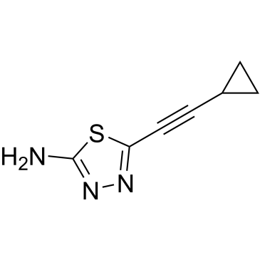 5-(Cyclopropylethynyl)-1,3,4-thiadiazol-2-amine|CS-0835741