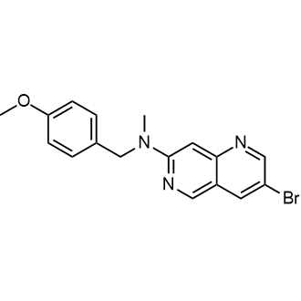 3-Bromo-N-(4-methoxybenzyl)-N-methyl-1,6-naphthyridin-7-amine|CS-0835761