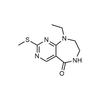 9-Ethyl-2-(methylthio)-6,7,8,9-tetrahydro-5H-pyrimido[4,5-e][1,4]diazepin-5-one|CS-0850290