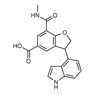 3-(1H-Indol-4-yl)-7-(methylcarbamoyl)-2,3-dihydrobenzofuran-5-carboxylic acid|CS-0850294