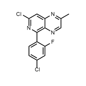 7-Chloro-5-(4-chloro-2-fluorophenyl)-2-methylpyrido[3,4-b]pyrazine|CS-0850344