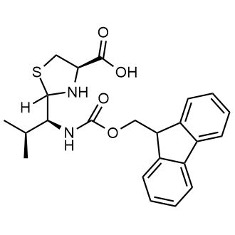 (4R)-2-((S)-1-((((9H-Fluoren-9-yl)methoxy)carbonyl)amino)-2-methylpropyl)thiazolidine-4-carboxylic acid|CS-0850398