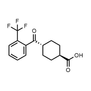 Trans-4-(2-trifluoromethylbenzoyl)cyclohexane-1-carboxylic acid|CS-0850513