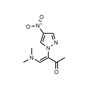 (3E)-4-(Dimethylamino)-3-(4-nitro-1H-pyrazol-1-yl)but-3-en-2-one|CS-0850514