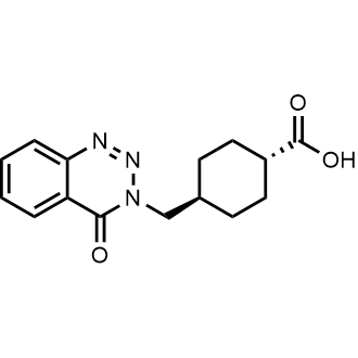 Trans-4-[(4-oxo-1,2,3-benzotriazin-3(4H)-yl)methyl]cyclohexanecarboxylic acid|CS-0850633