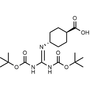 4-Trans-[(boc)2-guanidino]cyclohexane carboxylic acid|CS-0850950