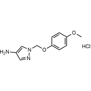 1-((4-Methoxyphenoxy)methyl)-1H-pyrazol-4-amine hydrochloride|CS-0851304