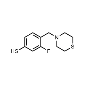 3-Fluoro-4-[(4-thiomorpholino)methyl]thiophenol|CS-0851399
