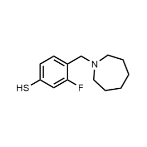 3-Fluoro-4-[(1-homopiperidino)methyl]thiophenol|CS-0851409
