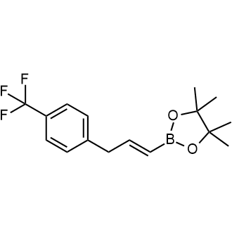 (E)-4,4,5,5-Tetramethyl-2-(3-(4-(trifluoromethyl)phenyl)prop-1-en-1-yl)-1,3,2-dioxaborolane|CS-0851489