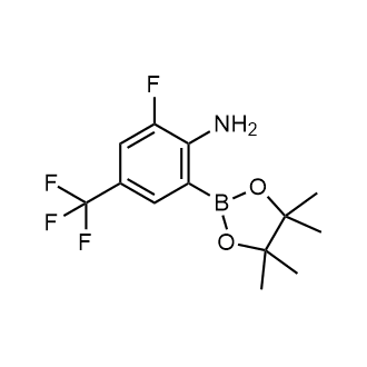 2-Fluoro-6-(4,4,5,5-tetramethyl-1,3,2-dioxaborolan-2-yl)-4-(trifluoromethyl)aniline|CS-0851578