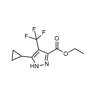 Ethyl 5-cyclopropyl-4-(trifluoromethyl)-1H-pyrazole-3-carboxylate|CS-0851593