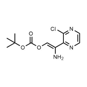 2-Amino-2-(3-chloropyrazin-2-yl)vinyl tert-butyl carbonate|CS-0851858