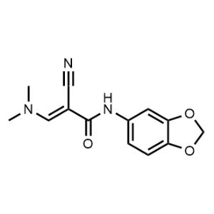 N-1,3-Benzodioxol-5-yl-2-cyano-3-(dimethylamino)acrylamide|CS-0851859