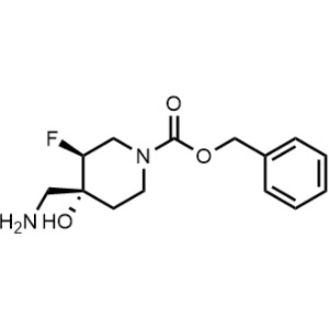 Trans-benzyl 4-(aminomethyl)-3-fluoro-4-hydroxypiperidine-1-carboxylate|CS-0851979