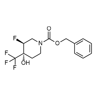 Trans-benzyl 3-fluoro-4-hydroxy-4-(trifluoromethyl)piperidine-1-carboxylate|CS-0851998