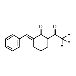 2-[(E)-Phenylmethylidene]-6-(2,2,2-trifluoroacetylcyclohexanone|CS-0852435