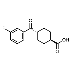 Trans-4-(3-fluorobenzoyl)cyclohexane-1-carboxylic acid|CS-0852861