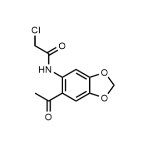 N-(6-Acetylbenzo[d]1,3-dioxolen-5-yl)-2-chloroacetamide|CS-0853003