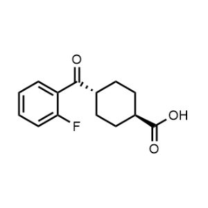 Trans-4-(2-fluorobenzoyl)cyclohexane-1-carboxylic acid|CS-0853444