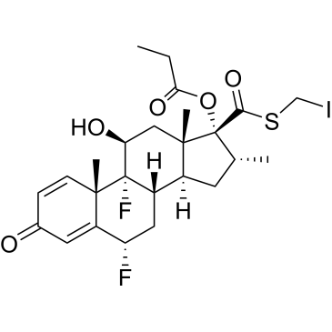 S-(Iodomethyl) (6α,11β,16α,17α)-6,9-difluoro-11-hydroxy-16-methyl-3-oxo-17-(1-oxopropoxy)androsta-1,4-diene-17-carbothioate|CS-0854136