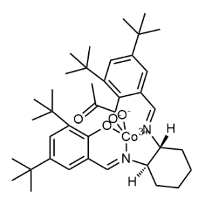 (Acetato-κO)[[2,2'-[(1R,2R)-1,2-cyclohexanediylbis[(nitrilo-κN)methylidyne]]bis[4,6-bis(1,1-dimethylethyl)phenolato-κO]](2-)]cobalt|CS-0855633