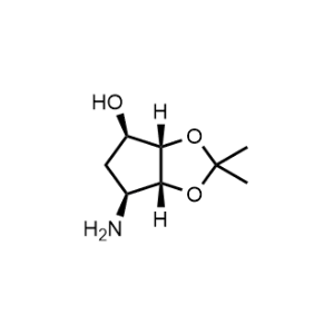 rel-(3aR,4S,6R,6aS)-6-Aminotetrahydro-2,2-dimethyl-4H-cyclopenta-1,3-dioxol-4-ol|CS-0856052