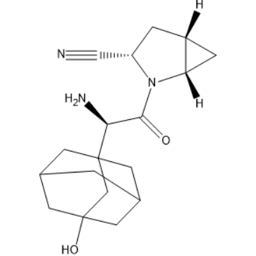 (1S,3S,5S)-2-[(2R)-2-Amino-2-(3-hydroxytricyclo[3.3.1.13,7]dec-1-yl)acetyl]-2-azabicyclo[3.1.0]hexane-3-carbonitrile|CS-0856153