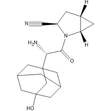 (1S,3R,5S)-2-[(2S)-2-Amino-2-(3-hydroxytricyclo[3.3.1.13,7]dec-1-yl)acetyl]-2-azabicyclo[3.1.0]hexane-3-carbonitrile|CS-0856154