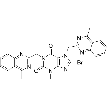 8-Bromo-3-methyl-1,7-bis((4-methylquinazolin-2-yl)methyl)-1H-purine-2,6(3H,7H)-dione|CS-0856841