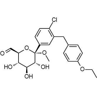 (2S,3S,4S,5R,6S)-6-(4-Chloro-3-(4-ethoxybenzyl)phenyl)-3,4,5-trihydroxy-6-methoxytetrahydro-2H-pyran-2-caboxaldehyde|CS-0857374