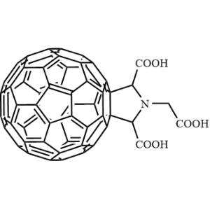 1′-(Carboxymethyl)-1′,5′-dihydro-2′H-[5,6]fullereno-C60-Ih-[1,9-c]pyrrole-2′,5′-dicarboxylic acid|CS-0857748